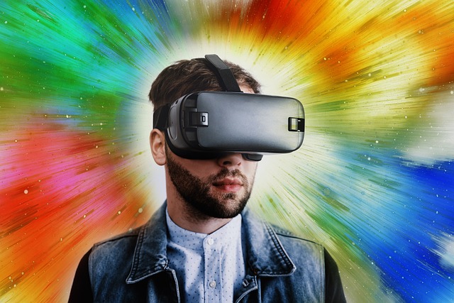 Verblendung vor der Realität mit VR-Brille